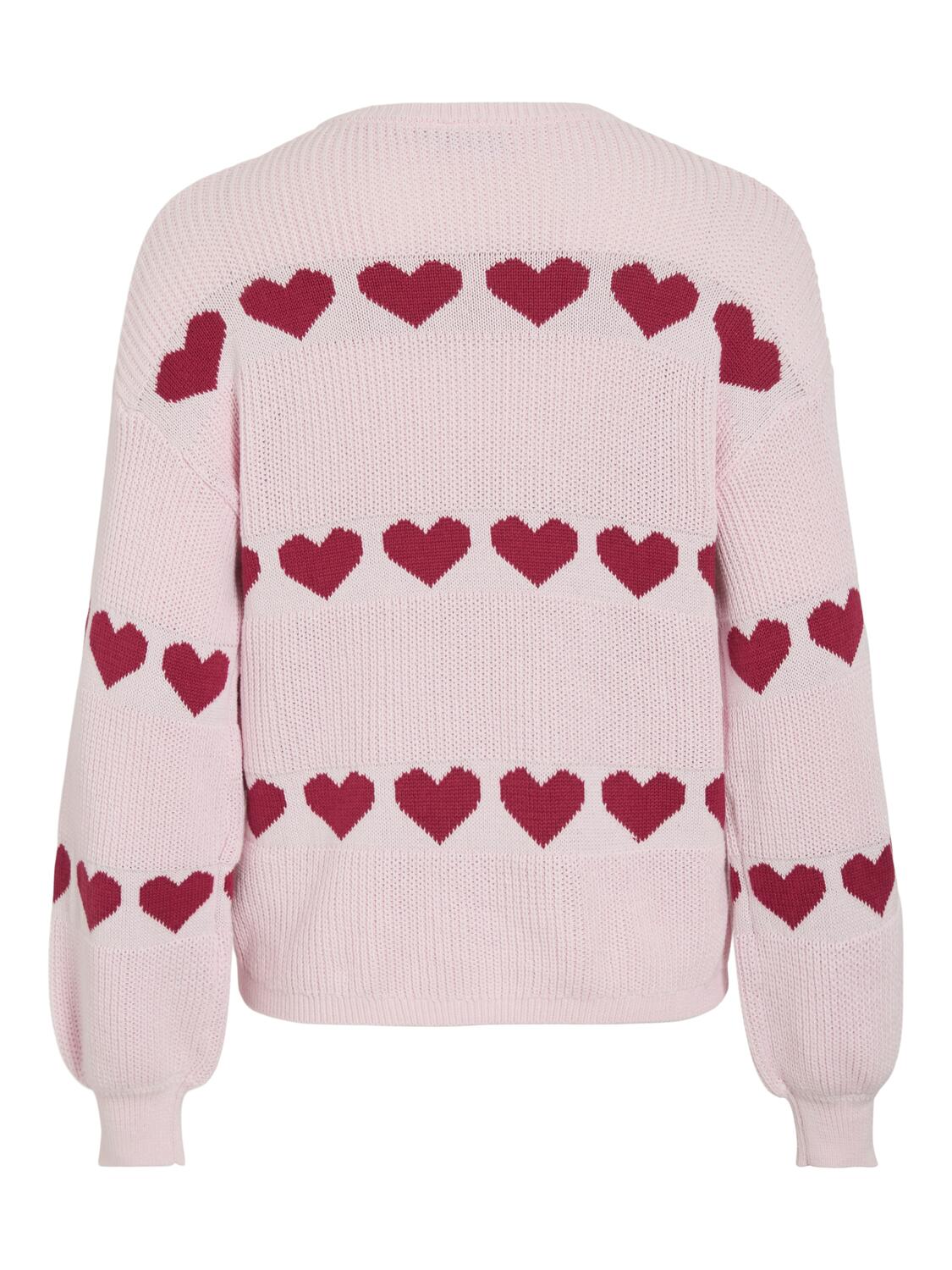 Vijamilla jacquard strik - Cherry Blossom